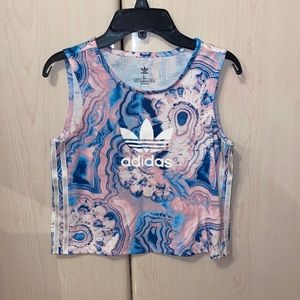 Adidas logo tank